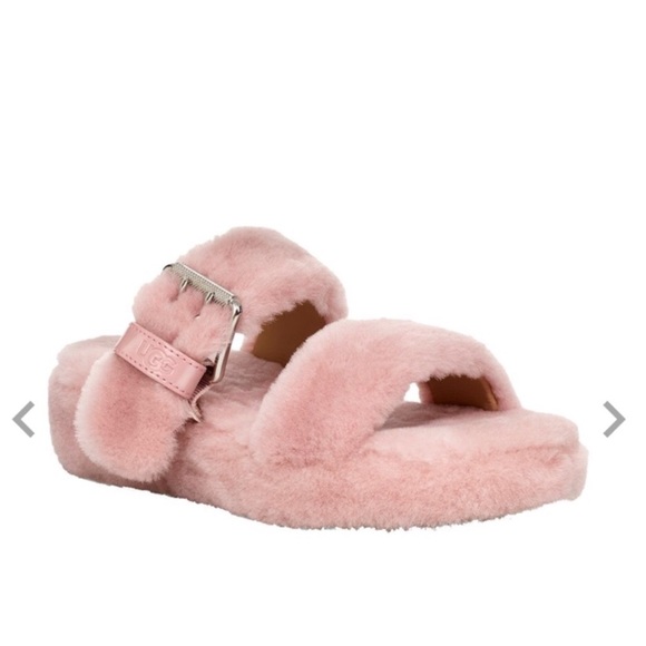UGG Fuzz Yeah pink slides - Picture 6 of 6